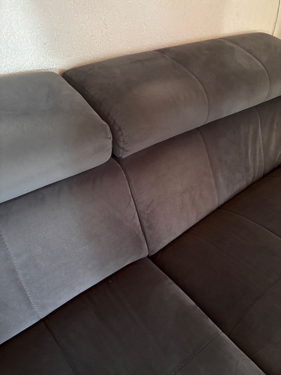 Sofas: Ecksofa grau mit Schlaffunktion gebrauchter Zustand – Gebraucht aus Strengelbach von Saegi04 4