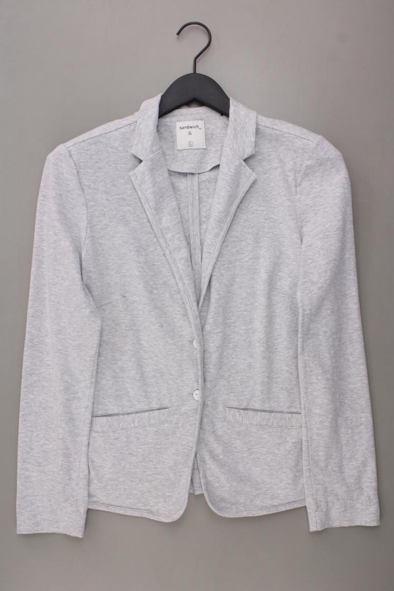 Jacken: Sandwich_ Classic Blazer Gr. L grau – Gebraucht aus Neustadt an der Waldnaab von SecondLifeFashion