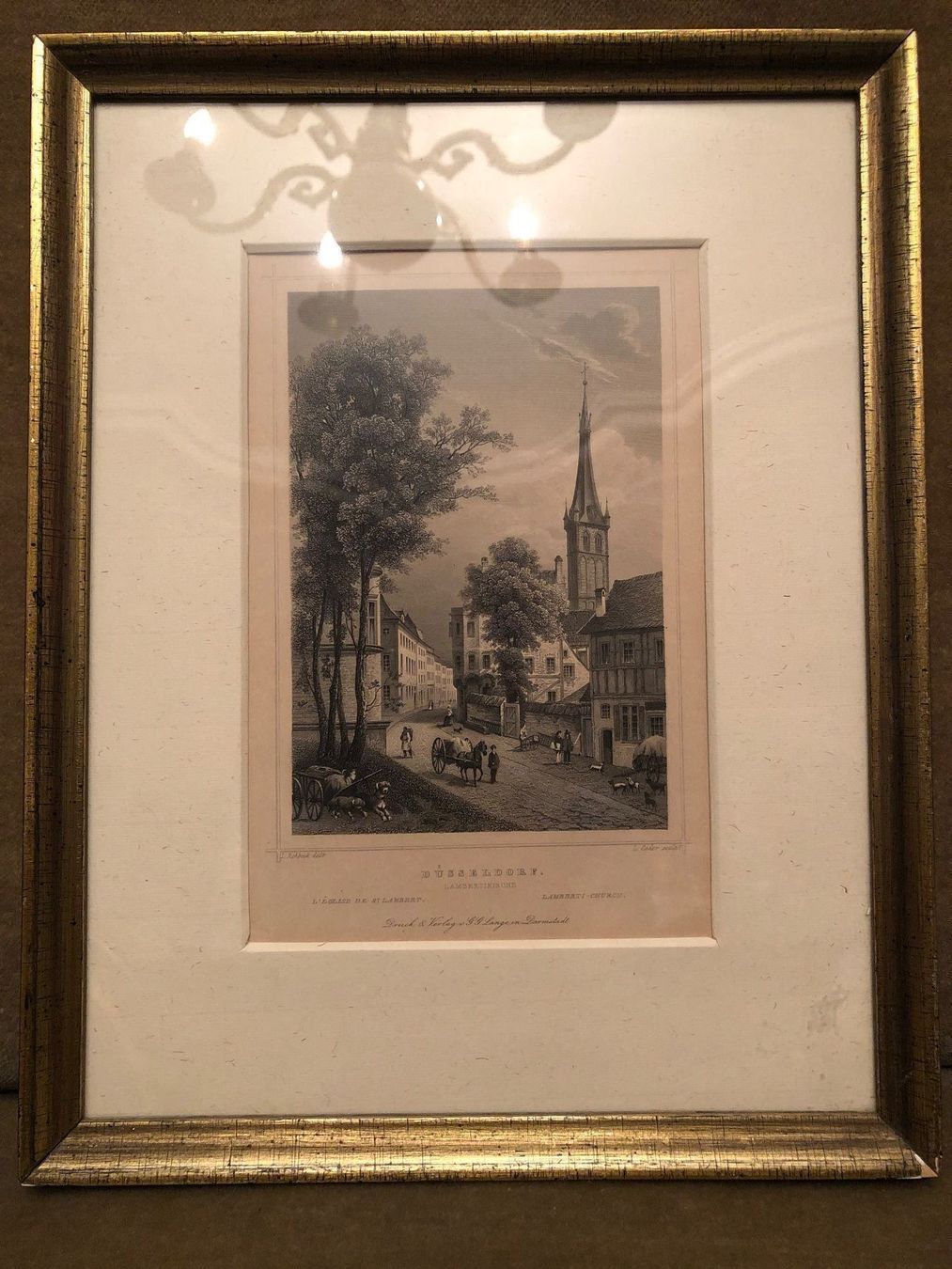 Poster & Bilder: L.ROHBOCK,OederDÜSSELDORF.LAMBERTKIRCHE. – Gebraucht aus Wald ZH von mlnt 1