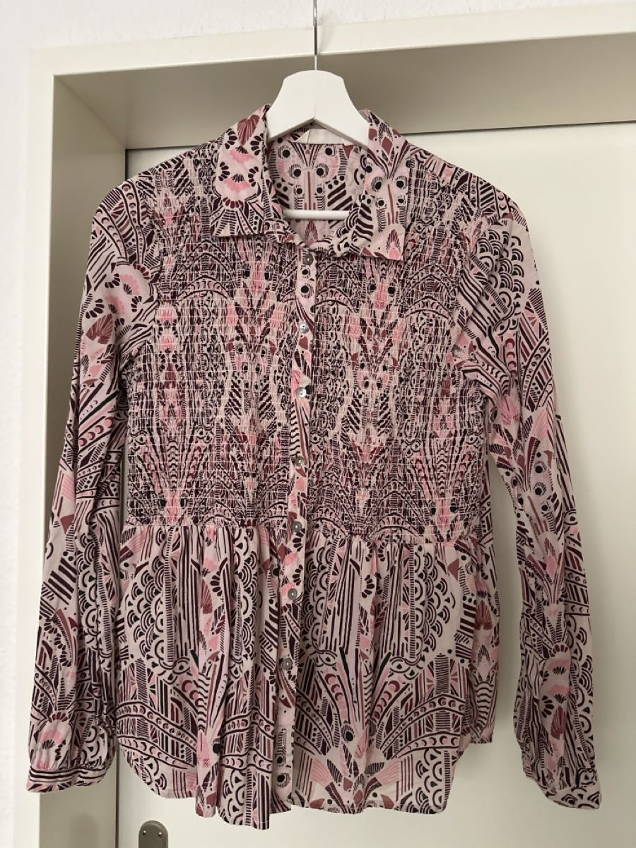 Odd Molly Blusen: Bluse / Odd Molly Boho Smocked Blouse - Grosse/Size M – Gebraucht aus Zürich von KrisZH