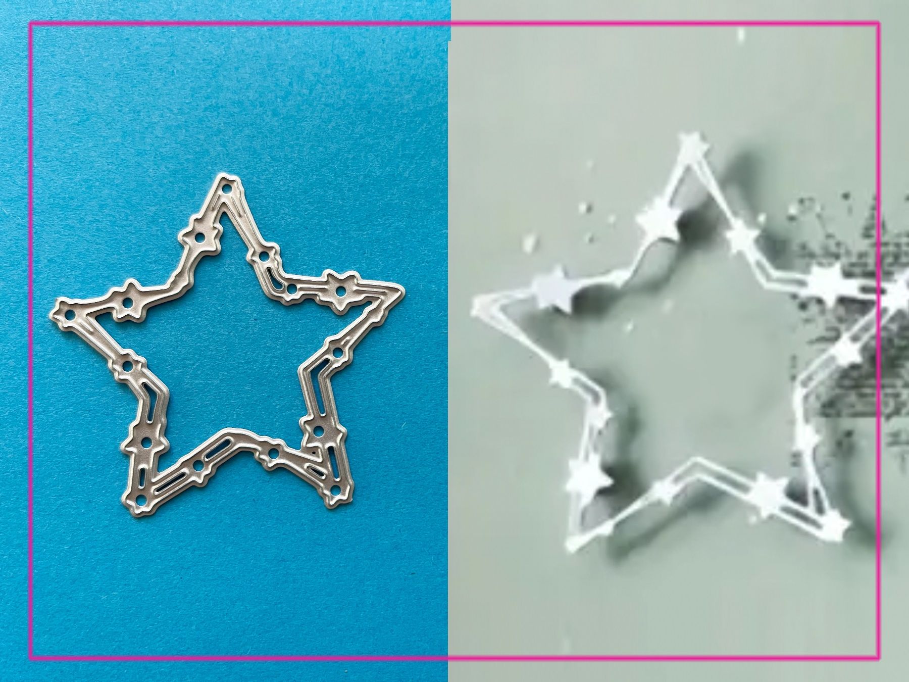 Sciablone: Stern - Stanzschablone – Nuovo e nell'imballaggio originale da Frenkendorf venduto da jazzplatten