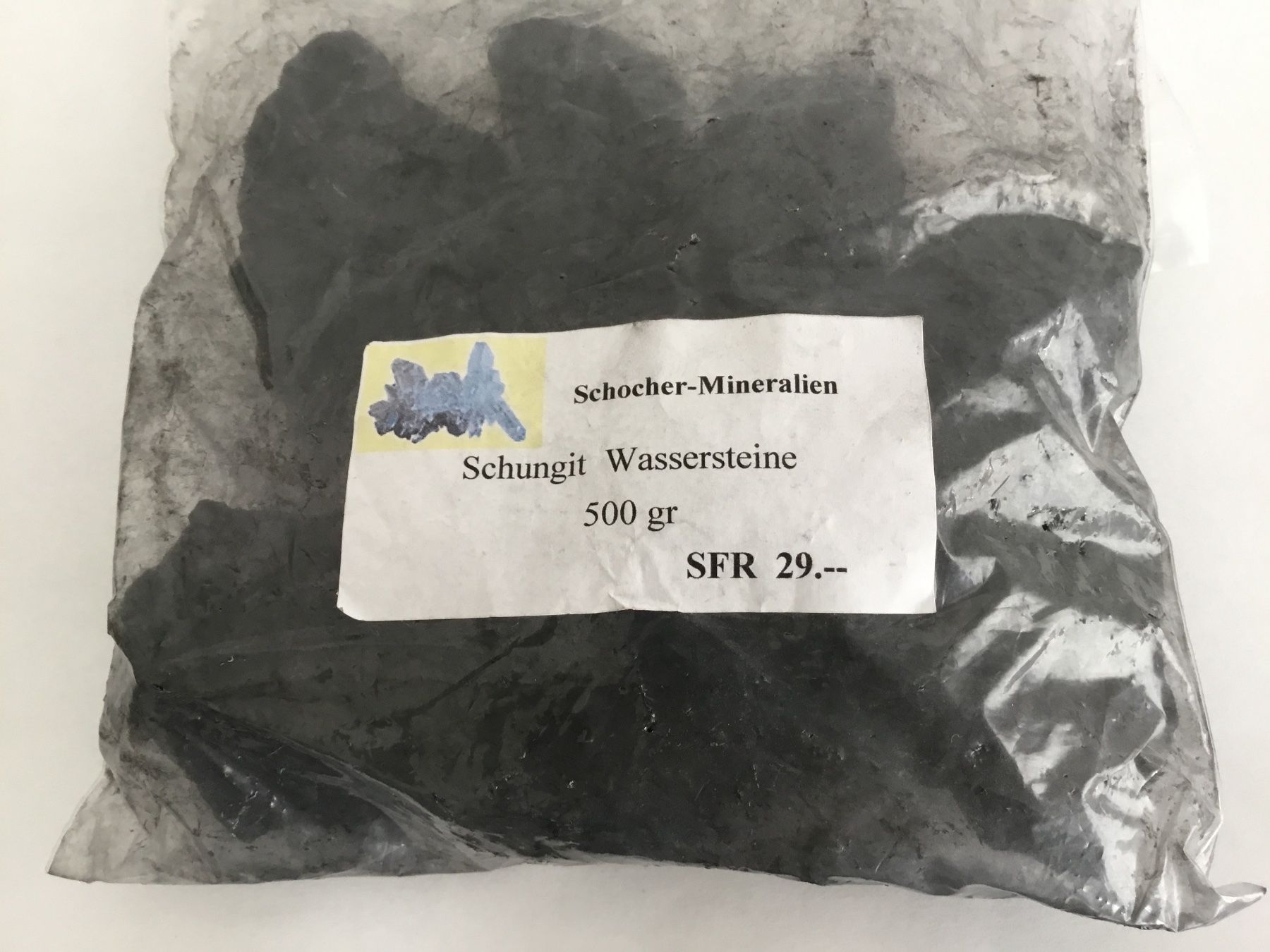 Minerali & Pietre curative: Schungit Wassersteine – Nuovo e nell'imballaggio originale da Doppleschwand venduto da Fortuna5859