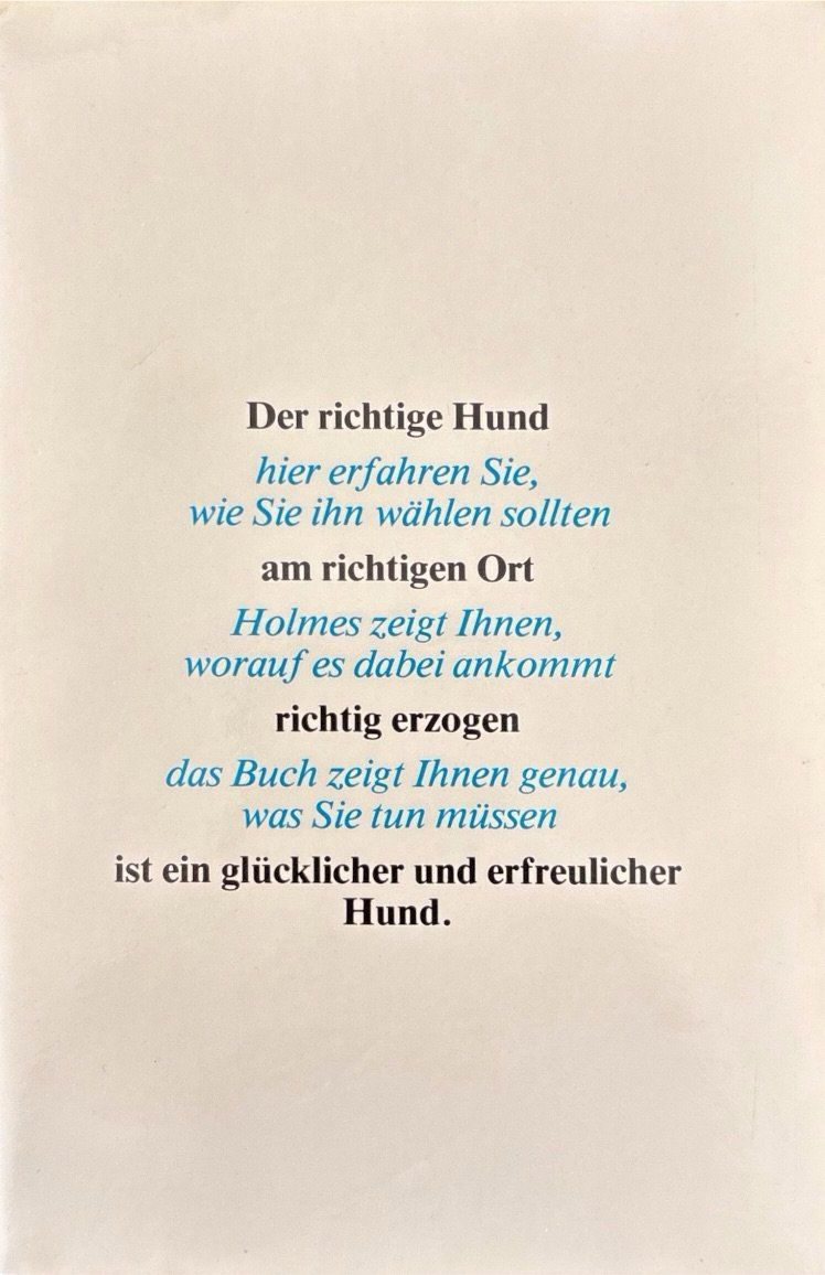 Libri: Der Hund im Haus – Nuovo e nell'imballaggio originale da Sarnen venduto da Livres 1