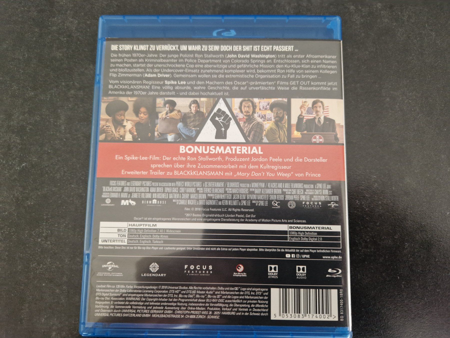 Tutti i DVDs: Blackkklansman Blu-Ray Topzustand – Usato da Buchs SG venduto da Herc01 2