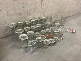 Grosse Sammlung Bügelgläser / Einmachgläser / Vorratsgläser 