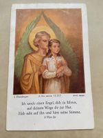 Schutzengel Heiligenbildli Gebet ars sacra Heiligenbildchen