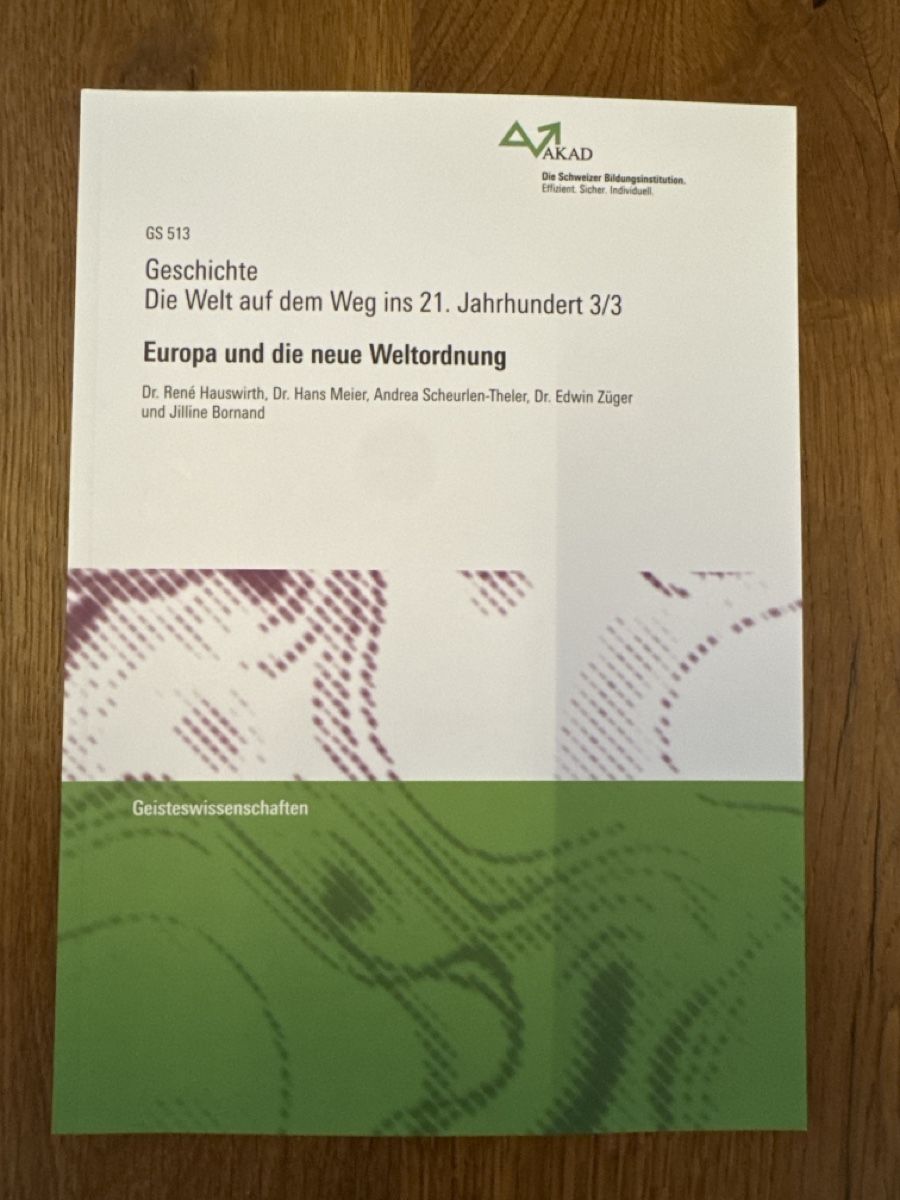 Libri: AKAD Geschichte GS 513, Top! – Nuovo (secondo la descrizione) da Willerzell venduto da man_6y2r