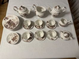 Johnson Brothers „Ancient Towers“ – grosses Vintage-Kaffee-/