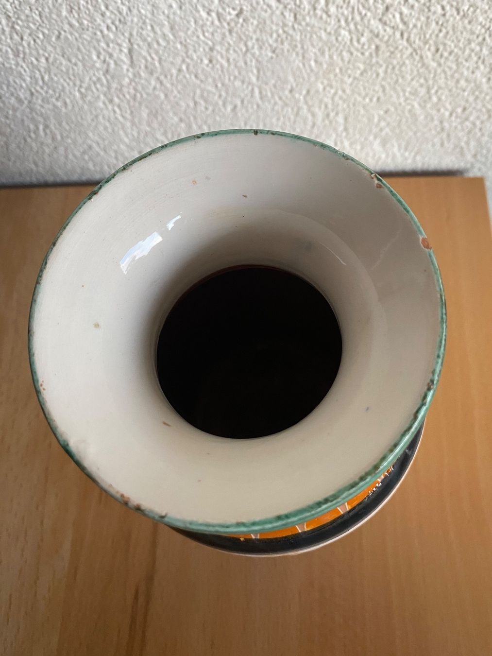 Vasen & Gefässe: ältere schwere Keramik Vase Handarbeit – Gebraucht aus Schwarzenburg von Michellu 4