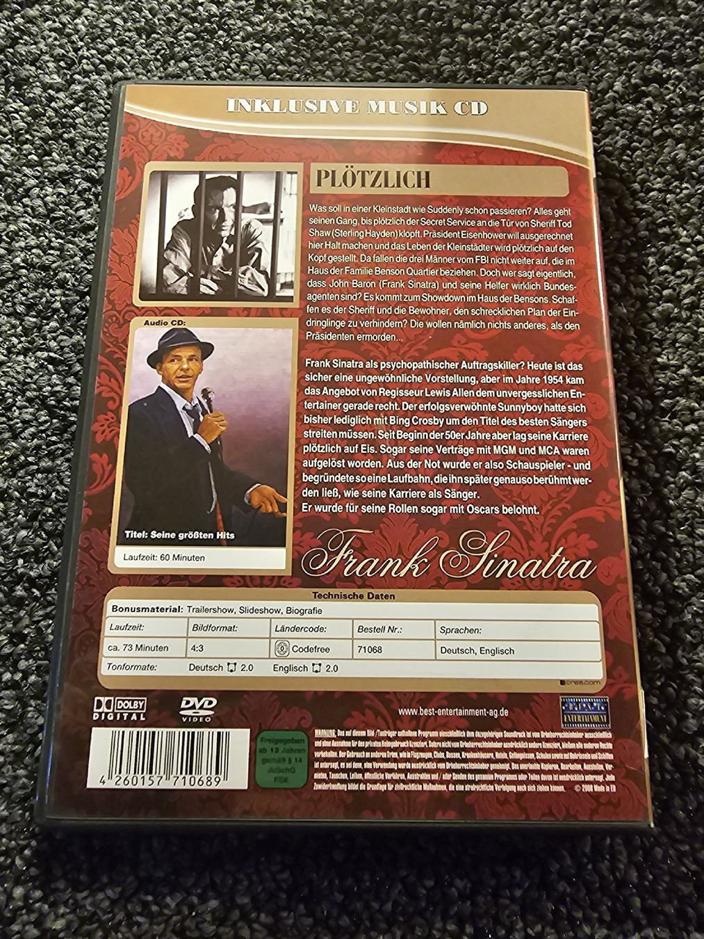 Tous les DVDs: Frank Sinatra - Plötzlich (20137) – D'occasion à Ruswil par jan_bxl5 1