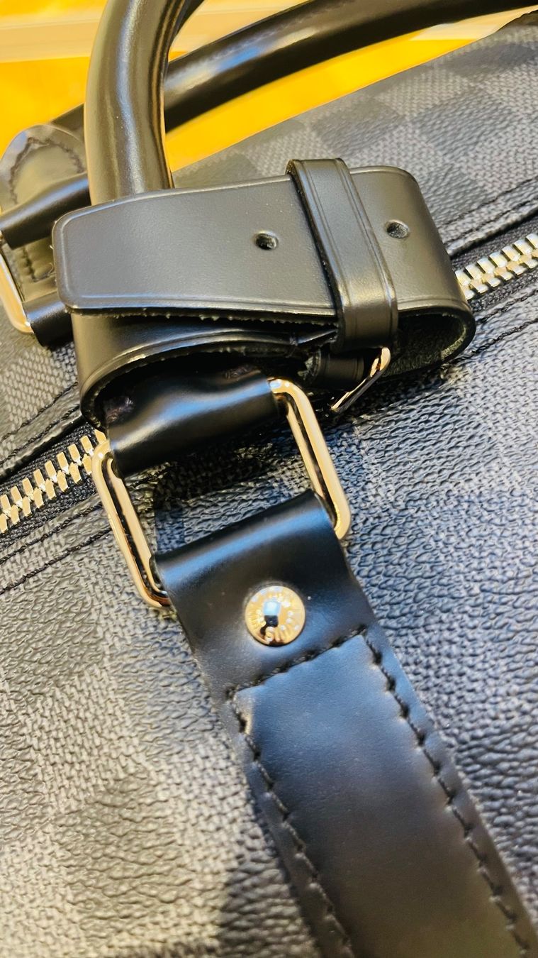 Louis Vuitton Borse: ORIGINAL Louis Vuitton Reisetasche Keepall 55 Damier Graphit – Nuovo (secondo la descrizione) da Oberbuchsiten venduto da aria783 5