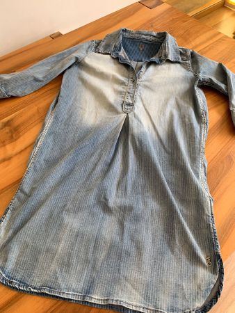 BLUE DAZE Denim by SUMMUM Stretch Blusenkleid Jeanskleid 38