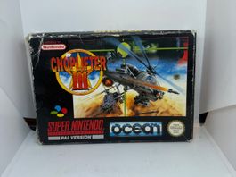 CHOPLIFTER 3 SUPER NINTENDO OVP ohne Anl