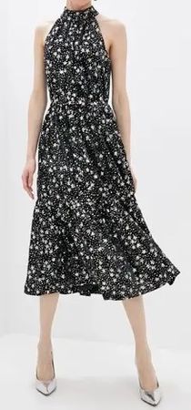 NEW Michael Kors Samt Sequin Star Cocktail Kleid -wie Sézane