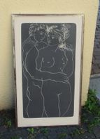 Hans Erni 1909-2015 Grosse Lithographie Junges Paar signiert