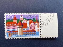 1978 800 Jahre Stadt Luzern 40 C. ET (ZNr 604)
