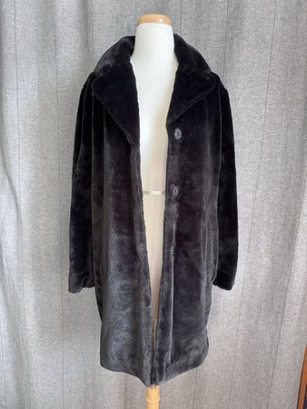 Faux Fur Mantel