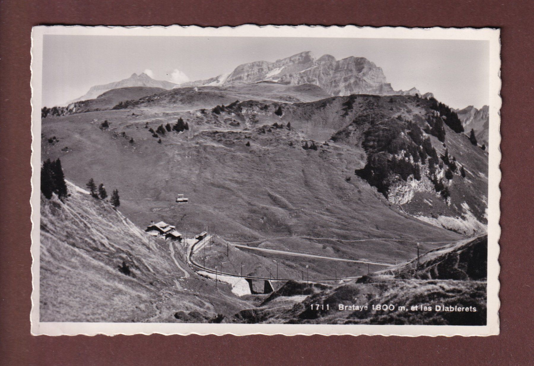 Cartoline postali: BRETAYE et Les Diablerets – Usato da Pully venduto da nicecards-shop