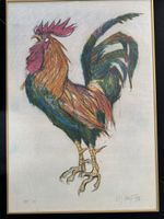 Fritz Hug, Hahn, Litho