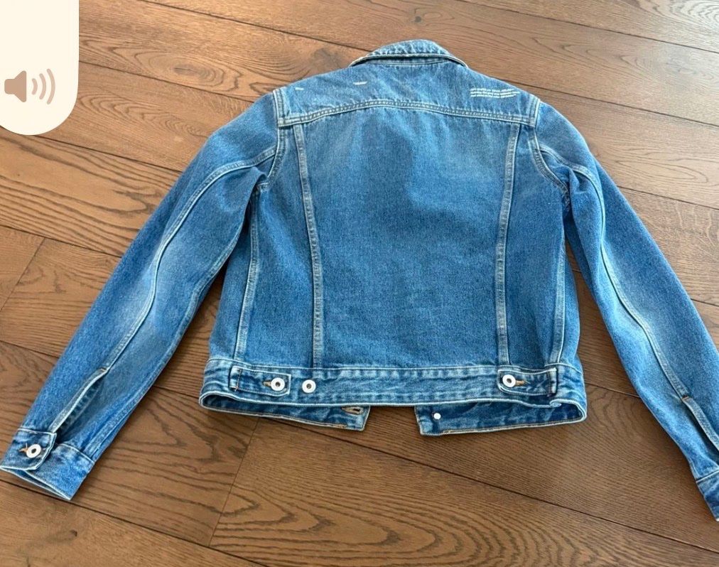 Off-White Giacche: Off-White Denim Jeans Jacke – Usato da Luzern venduto da THINGS-11 2