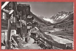 Blatten im Lötschental - Blick gegen Lötschenlücke ca. 1945