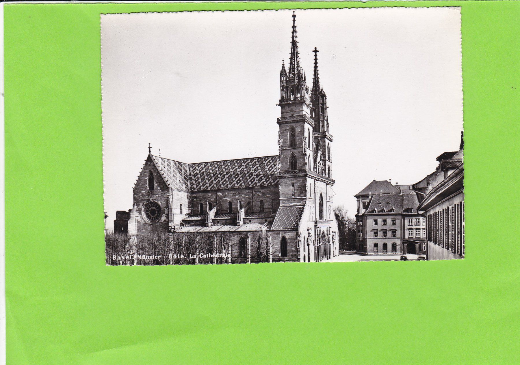Cartoline postali: Basel-Münster – Usato da St. Peterzell venduto da neckertal