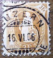 Stehende Helvetia 72D Kat. 50.- 