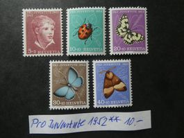 Pro Juventute 1952 postfrisch