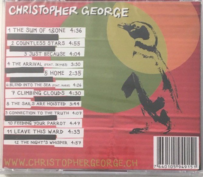 CD: Christopher George - The sum of 1&one – Nuovo e nell'imballaggio originale da Grüningen venduto da azulverde 1