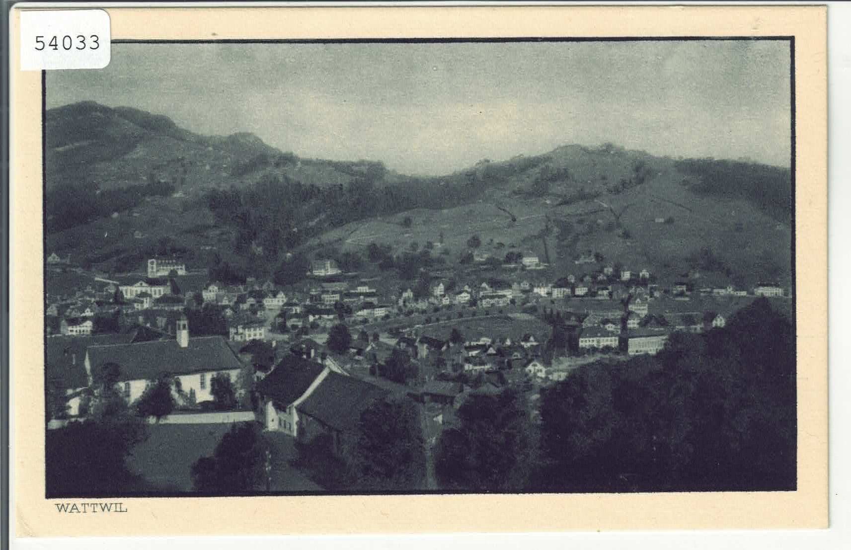 Cartoline postali: Wattwil SG -Generalansicht – Usato da Ettingen venduto da Kartenplanet