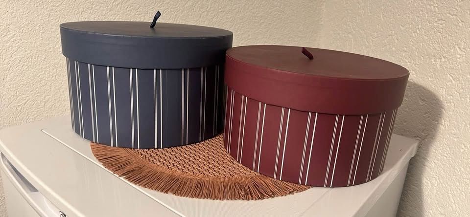 Tutte le decorazioni: 2 Geschenkboxen, rund – Usato da Seon venduto da Sunny-Schmuck78