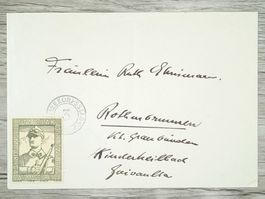 TR78 Enveloppe + Timbre Suisse 1939/40 Feldpost