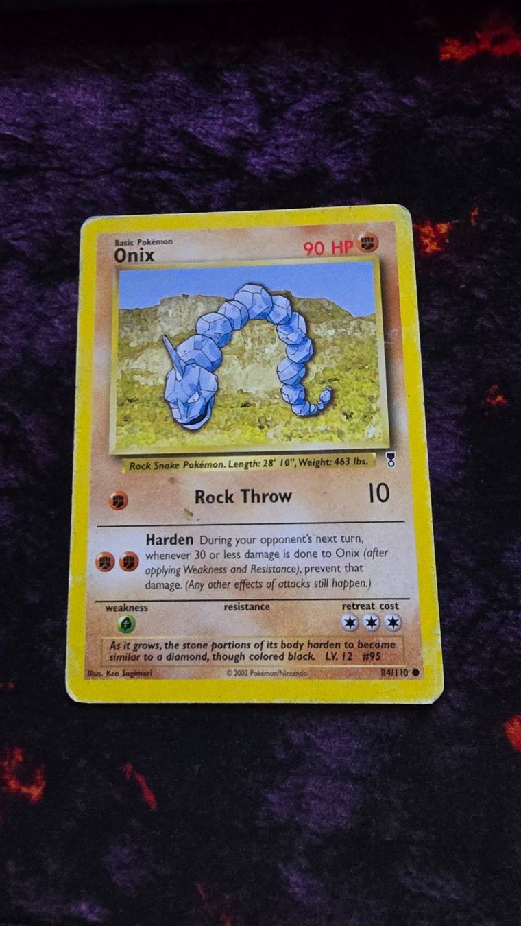 Pokémon Sammelbilder & Trading cards: Onix – Gebraucht aus Dietikon von Jujuba