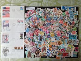Circa 1000 Ausland Briefmarken ab Uralt A5