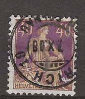 CH107 - Helvetia avec épée 107 vollstempel