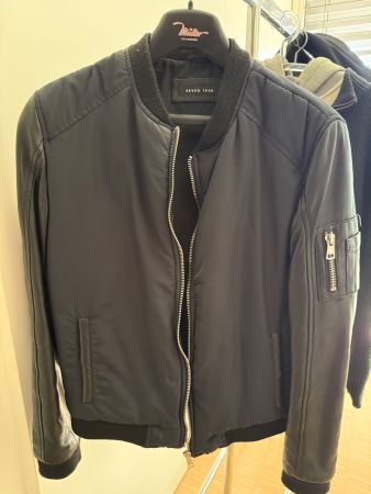 Bomberjacke seven tees schwarz Grösse XL guter Zustand