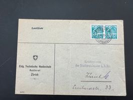 Brief 1935 Bundesverwaltung ETH Zürich  (G494)