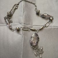 Collier noir et bronze