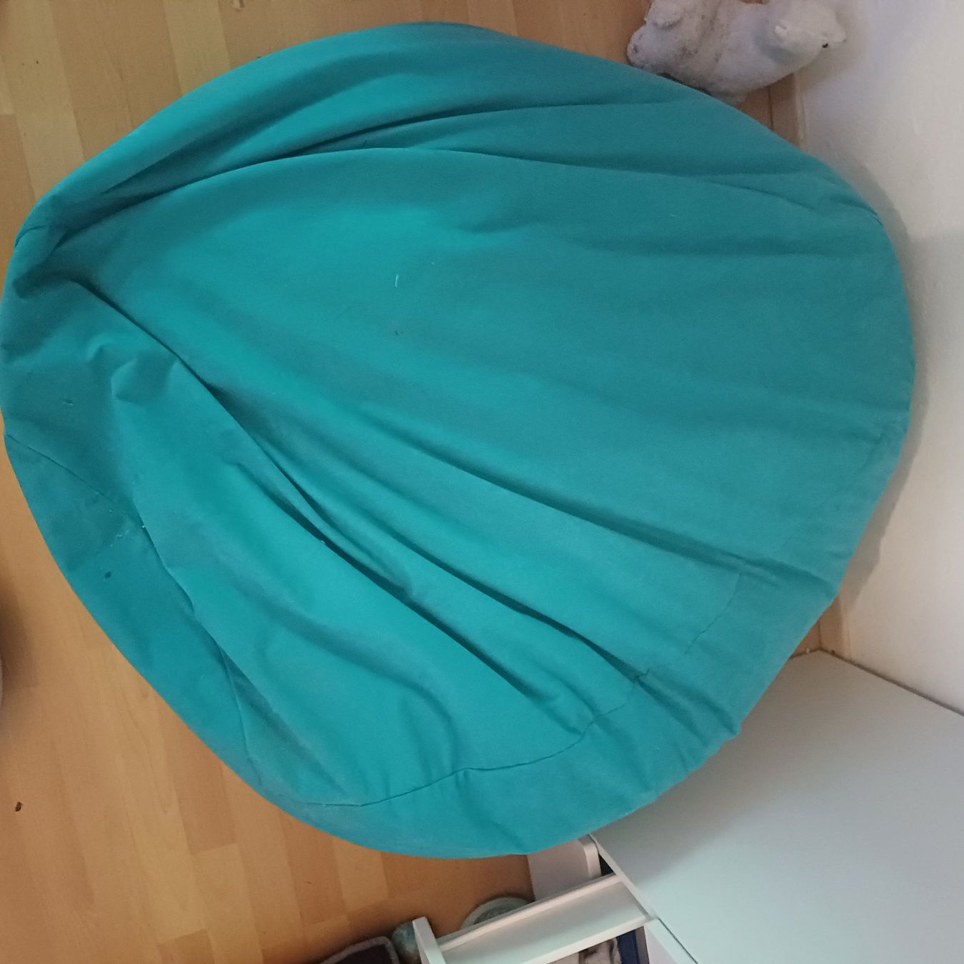 Sessel: Pouf géant turquoise, diamètre 100cm, bon état – Gebraucht aus Villeneuve VD von vog_yc5s 1