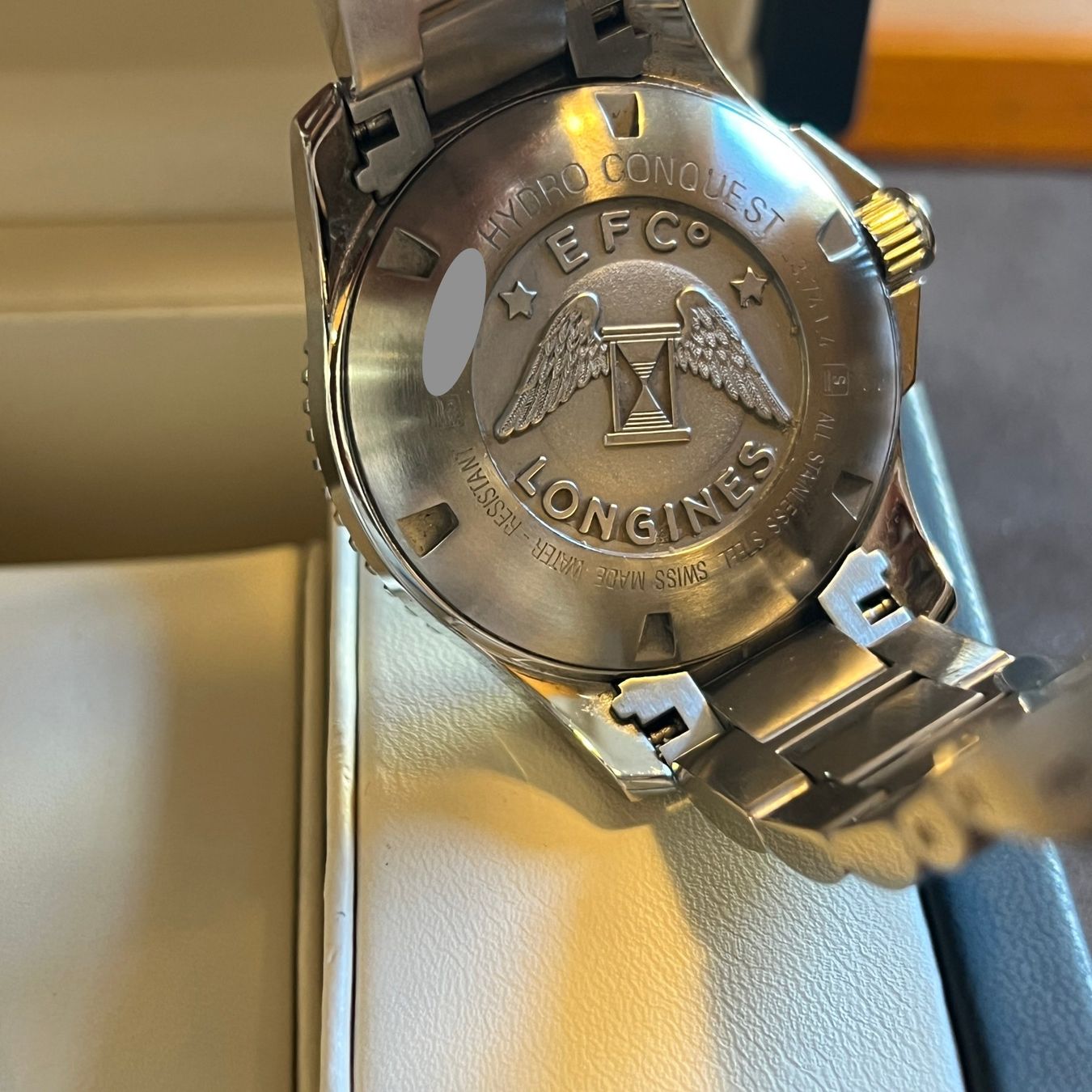 Longines Orologi: Longines HydroConquest Automatic Blue Dial Full Set L3.741.4 – Usato da Carouge GE venduto da Watchaser 4