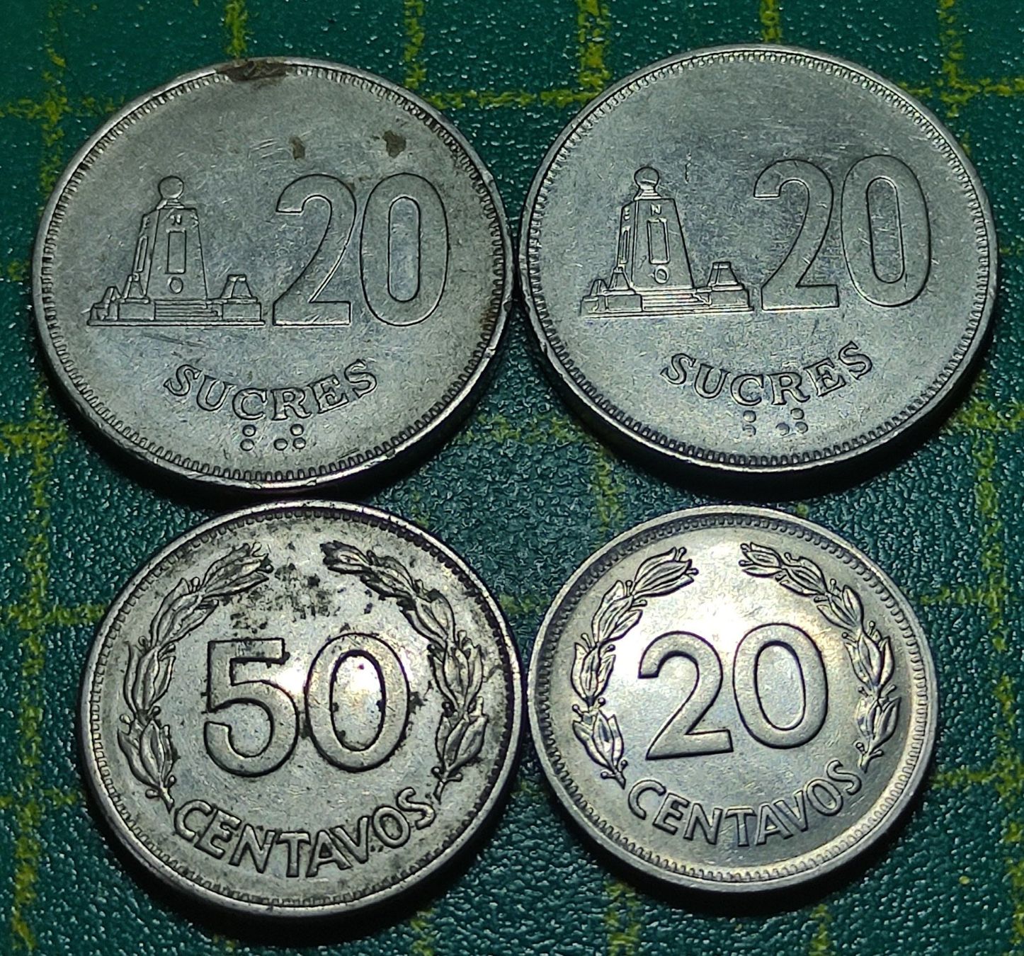 Tutti le monete: Münzsammlung aus Ecuador – Usato da Baar venduto da max_qf6t 1