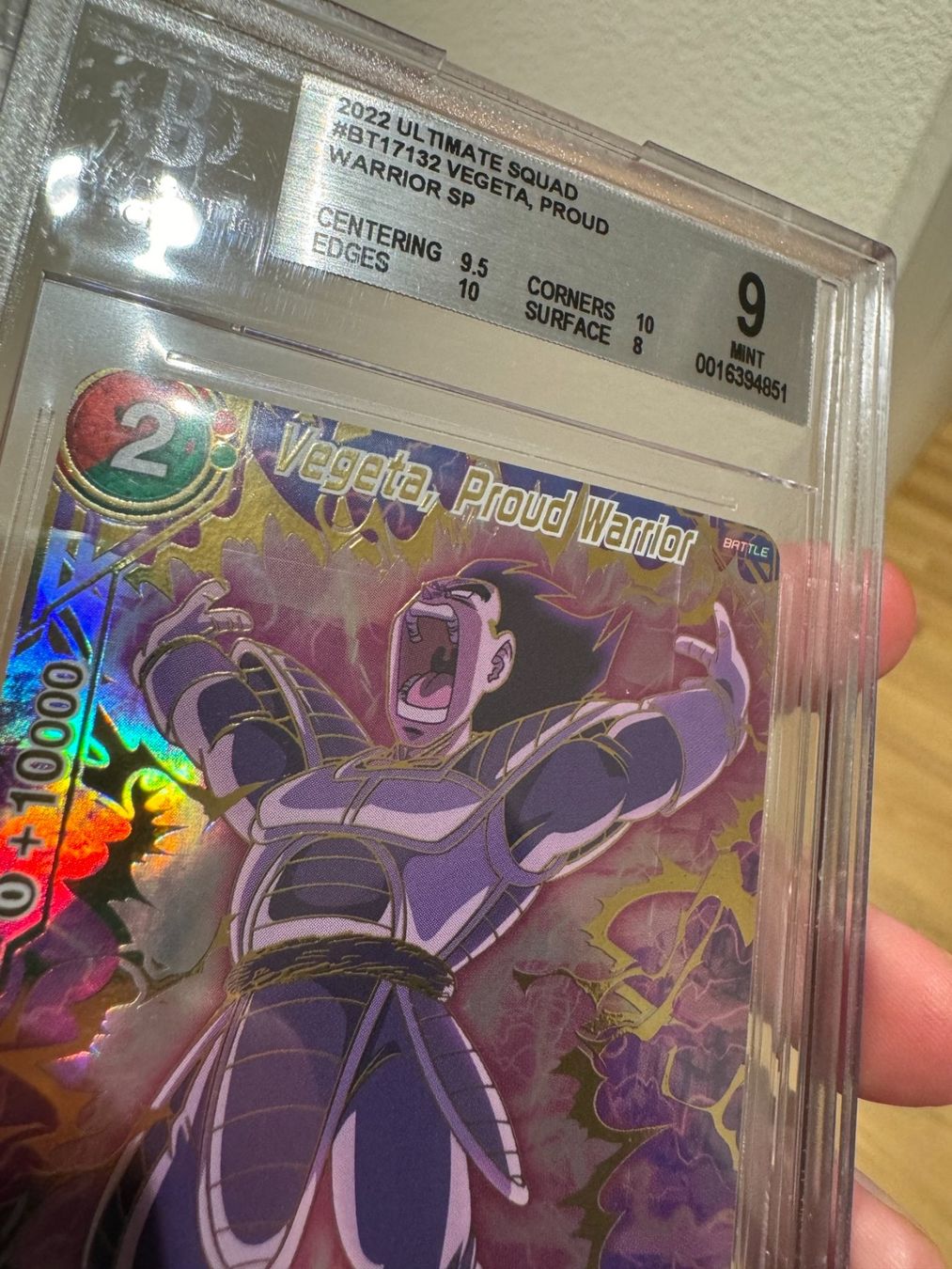 Bandai Carte collezionabili: 2022 Dragon Ball ULTIMATE SQUAD - Vegeta - BGS 9 – Nuovo (secondo la descrizione) da Niedergösgen venduto da Doxi-Graded-Cards 1