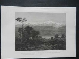 Die Montblanc-Kette St-Cergue