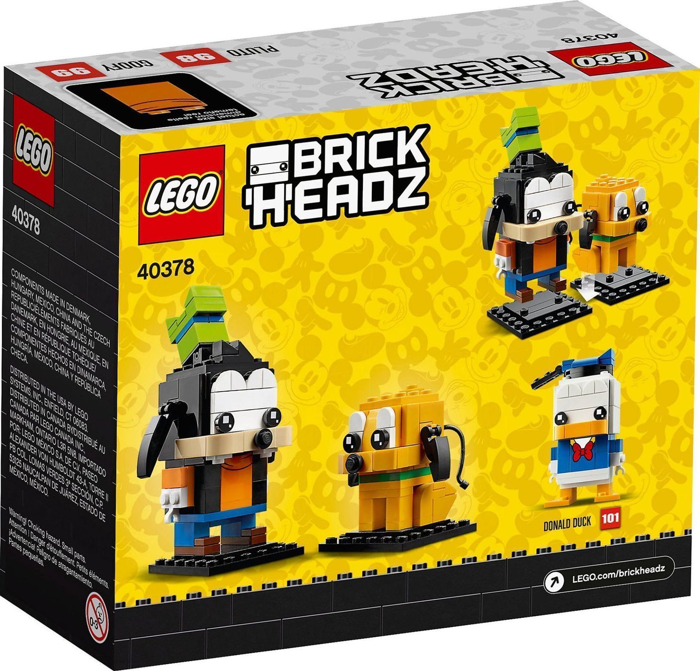 Lego Kit di costruzioni: Lego® 40378 BrickHeadz Pluto & Goofy – Nuovo e nell'imballaggio originale da Matzendorf venduto da SwissMagicKarten 1