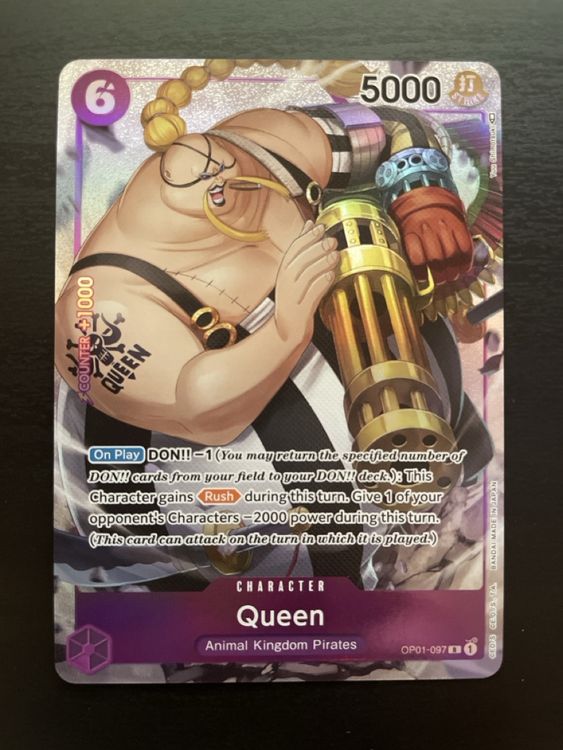 One Piece Queen (op01-097) NM (Neu (gemäss Beschreibung)) in Savosa für ...