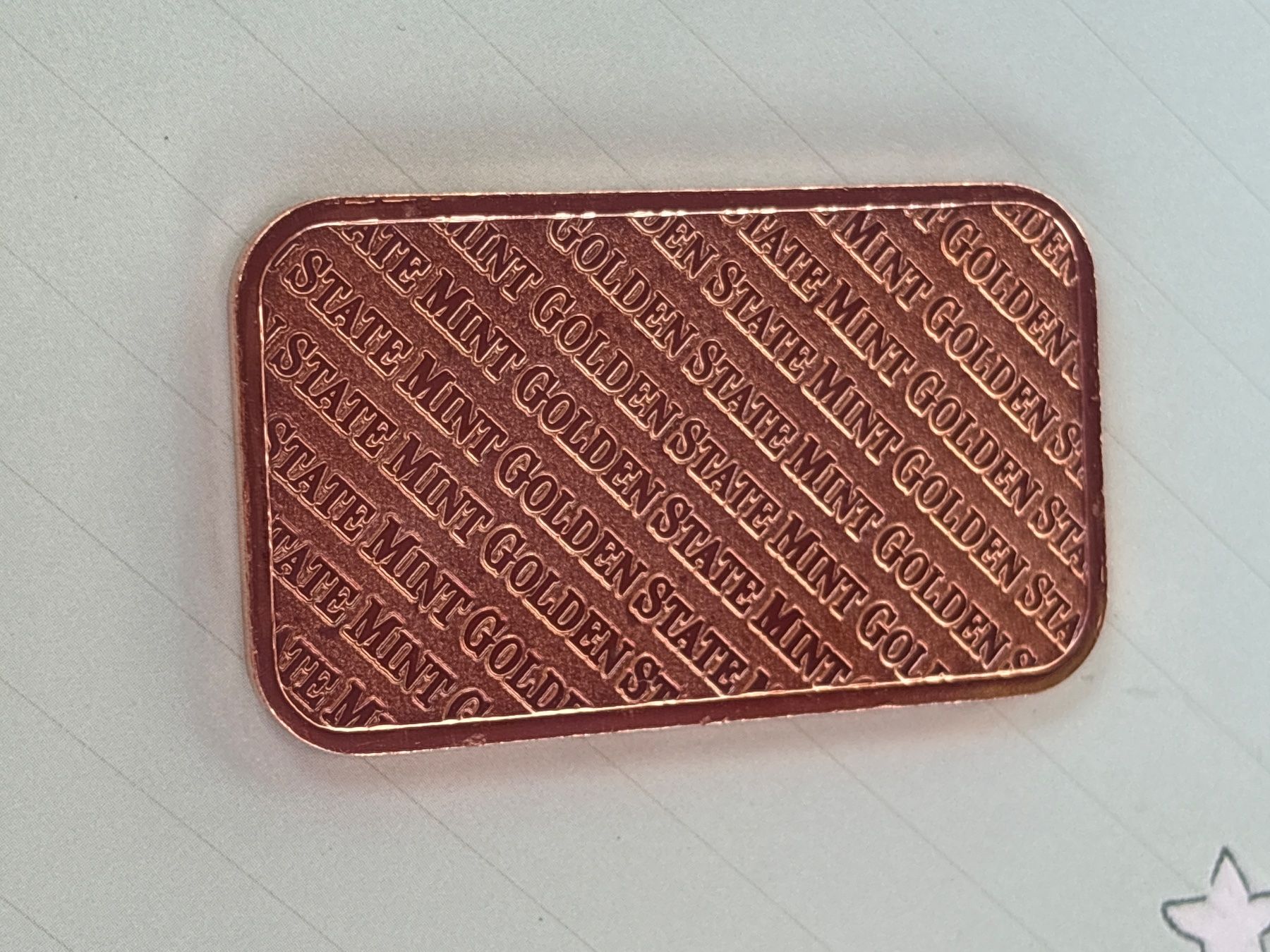 Edelmetalle: Kupferbarren one ounce 999 – Gebraucht aus Luzern von jas_bd2h 1