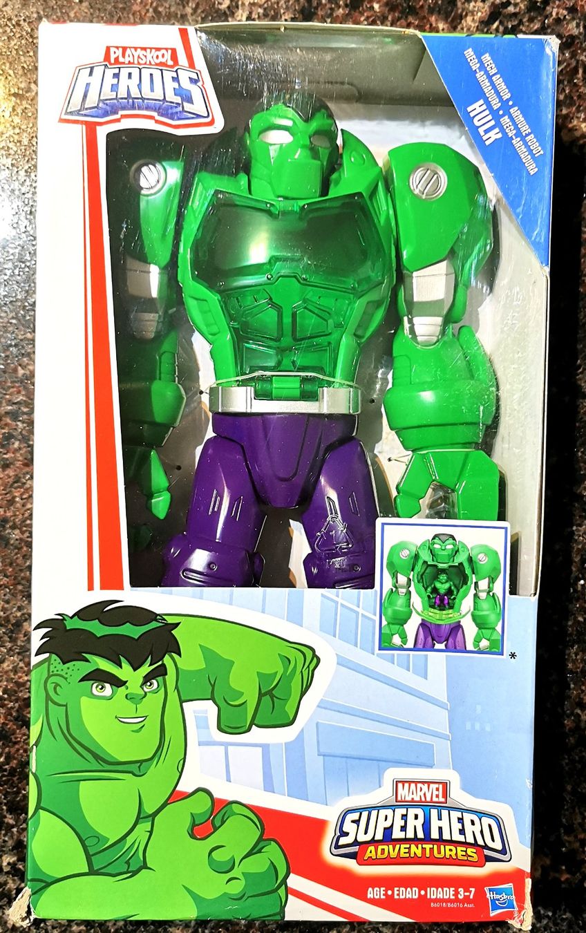 Hasbro Statuette: Mech Armor Hulk 2015 Action Figur Marvel Hero Playskool – Nuovo e nell'imballaggio originale da Rorschach venduto da Actionvintage789