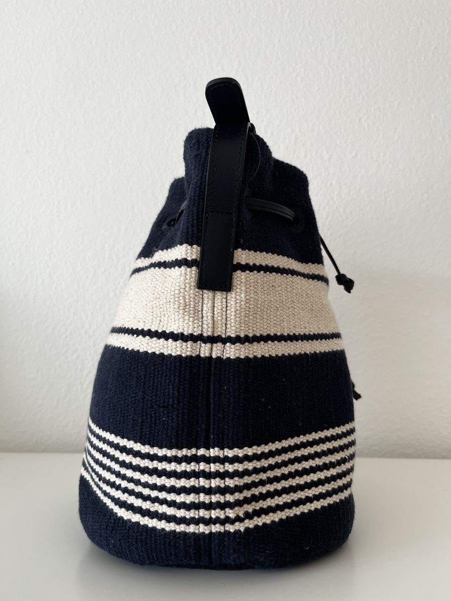 Max Mara Taschen für Damen: Weekend MaxMara Beuteltasche blau/weiss gestreift – Neu (gemäss Beschreibung) aus Olten von hahnice99 3