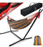 + KESSER® Hängematte mit Gestell XXL Hängeliege Outdoor