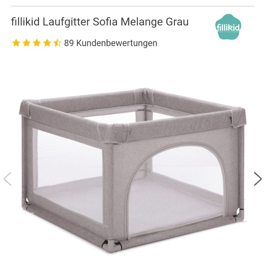 Fillikid Box & Barriere di sicurezza: fillikid Laufgitter – Usato da Uster venduto da ama_z2gj